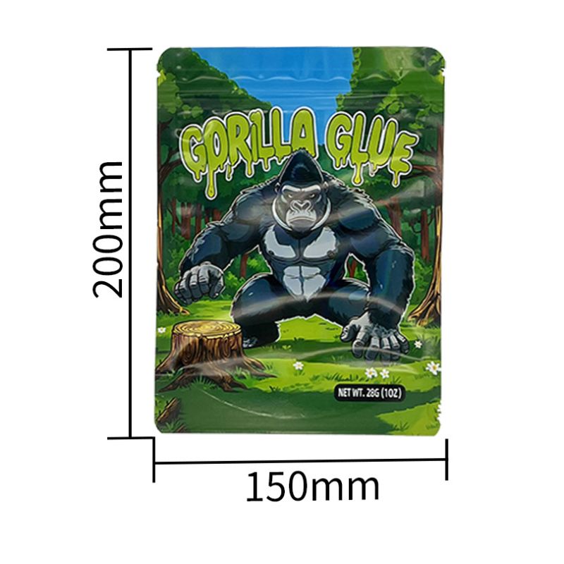 Airtight Pineapple Express Skull 1oz Mylar Bags